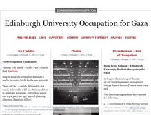 Tablet Screenshot of edinburghunioccupation.wordpress.com
