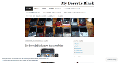 Desktop Screenshot of myblackberryisblack.wordpress.com