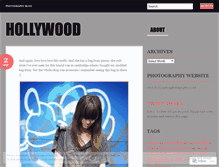 Tablet Screenshot of hollywoodwords.wordpress.com