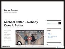 Tablet Screenshot of danceenergy.wordpress.com