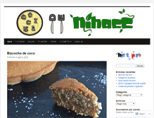 Tablet Screenshot of cocinadenihacc.wordpress.com