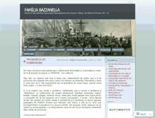 Tablet Screenshot of bazzanellafamily.wordpress.com