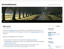 Tablet Screenshot of hecheatedonme.wordpress.com
