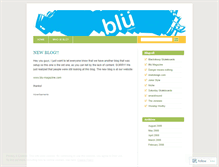 Tablet Screenshot of blumagazine.wordpress.com