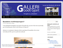 Tablet Screenshot of gallerigodtgjort.wordpress.com