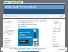 Tablet Screenshot of ethicalsocietyofpolice.wordpress.com