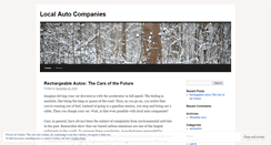 Desktop Screenshot of localcars.wordpress.com