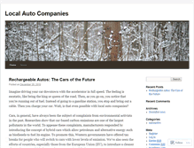 Tablet Screenshot of localcars.wordpress.com