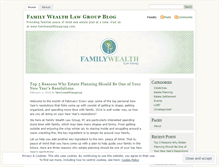 Tablet Screenshot of familywealthlawgroup.wordpress.com