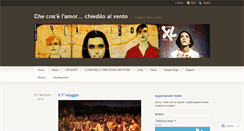 Desktop Screenshot of chiediloalvento.wordpress.com