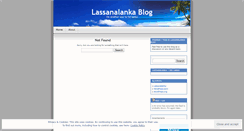 Desktop Screenshot of lassanalanka.wordpress.com