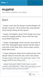 Mobile Screenshot of mujahid.wordpress.com