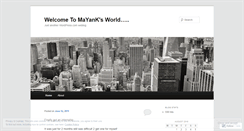Desktop Screenshot of mayank602.wordpress.com