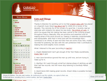 Tablet Screenshot of elcaballo.wordpress.com