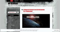Desktop Screenshot of osglorias.wordpress.com