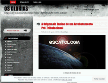 Tablet Screenshot of osglorias.wordpress.com