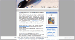 Desktop Screenshot of maluje.wordpress.com
