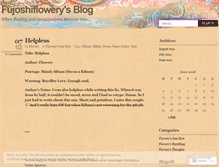 Tablet Screenshot of fujoshiflowery.wordpress.com