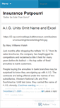Mobile Screenshot of insurancepotpourriny.wordpress.com