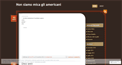 Desktop Screenshot of nonsiamomicagliamericani.wordpress.com