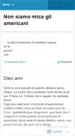 Mobile Screenshot of nonsiamomicagliamericani.wordpress.com