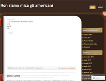 Tablet Screenshot of nonsiamomicagliamericani.wordpress.com