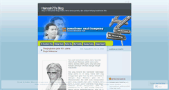 Desktop Screenshot of hamzah73.wordpress.com
