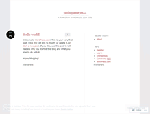 Tablet Screenshot of patbapame3044.wordpress.com