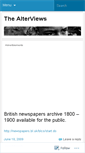 Mobile Screenshot of alterviews.wordpress.com