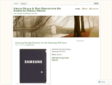 Tablet Screenshot of buysamsungomnia.wordpress.com