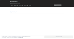 Desktop Screenshot of pound4udirect.wordpress.com