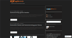 Desktop Screenshot of agilemindsblog.wordpress.com