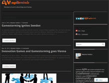 Tablet Screenshot of agilemindsblog.wordpress.com