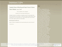 Tablet Screenshot of natashashouse.wordpress.com