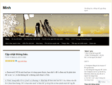 Tablet Screenshot of minqiu.wordpress.com