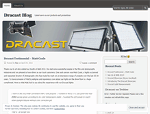 Tablet Screenshot of dracast.wordpress.com