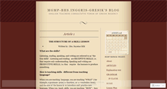 Desktop Screenshot of mgmpbahasainggrisgresik.wordpress.com