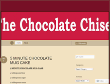 Tablet Screenshot of chocolatechisel.wordpress.com