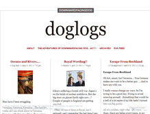 Tablet Screenshot of doglogs.wordpress.com