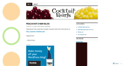 Desktop Screenshot of cocktailpearls.wordpress.com