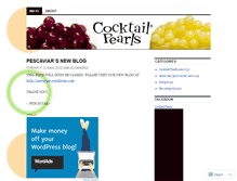 Tablet Screenshot of cocktailpearls.wordpress.com
