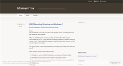 Desktop Screenshot of h3xmach1na.wordpress.com