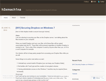 Tablet Screenshot of h3xmach1na.wordpress.com