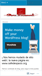 Mobile Screenshot of cafedespacio.wordpress.com