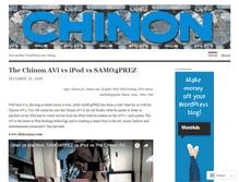 Tablet Screenshot of chinonusa.wordpress.com