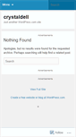 Mobile Screenshot of crystaldell.wordpress.com