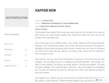 Tablet Screenshot of dexterification.wordpress.com