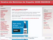 Tablet Screenshot of e2000madridnoticias.wordpress.com