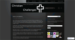 Desktop Screenshot of christianchallenges.wordpress.com