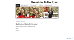 Desktop Screenshot of debbystyle.wordpress.com